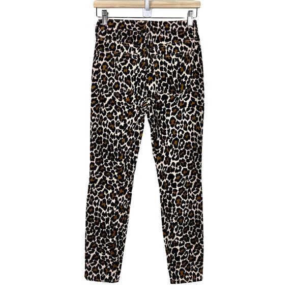 J. Crew Women's 10" Toothpick Corduroy Leopard Animal Print Jeans Size 25 NWT - Picture 9 of 9